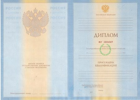 диплом вуза 2010-2011